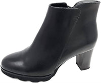 Regarde Le Ciel Women's Patricia Heeled Booties in delice black - women's shoe