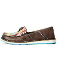 ARIAT Women's Cruiser Shoe in copper metallic rainbow blanket - women's flats
