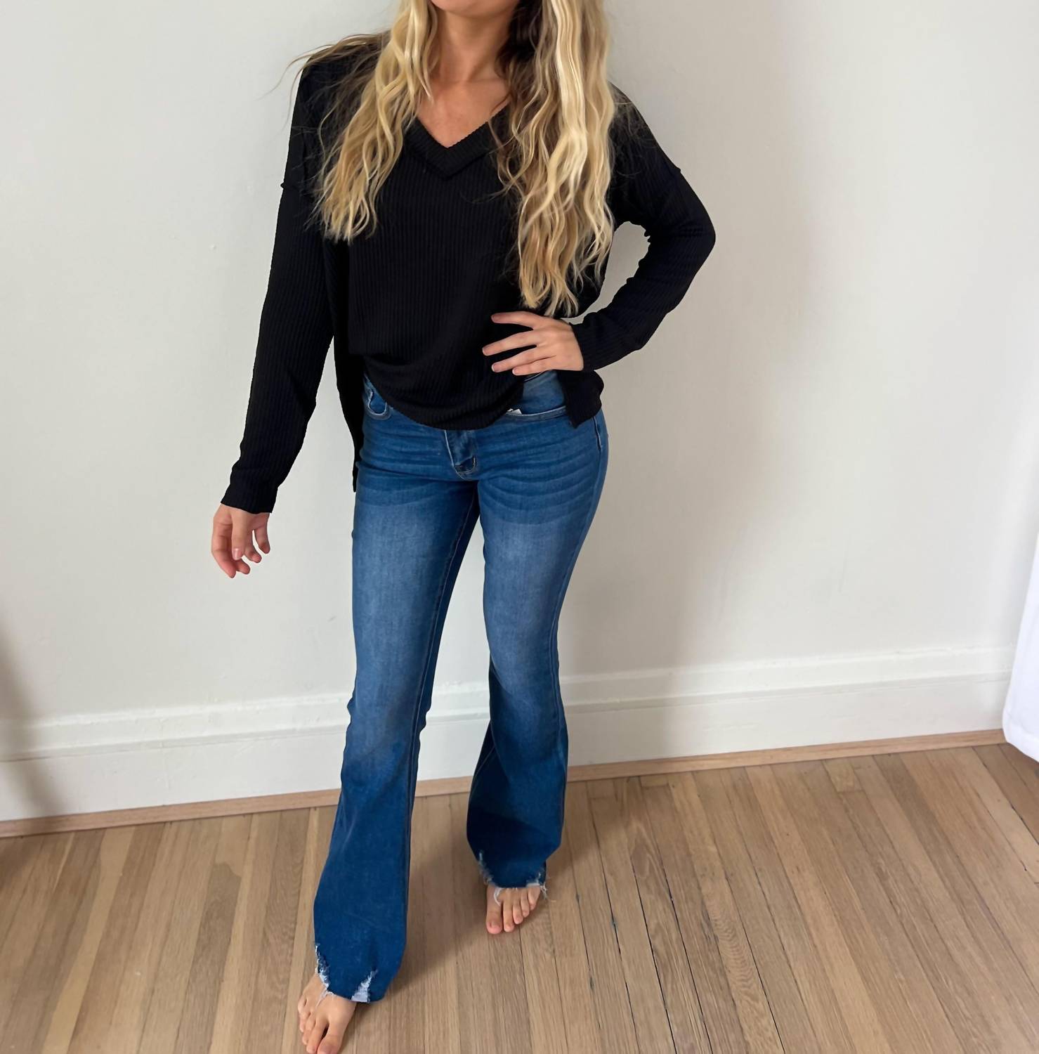 Zenana - Khloe V-neck Top