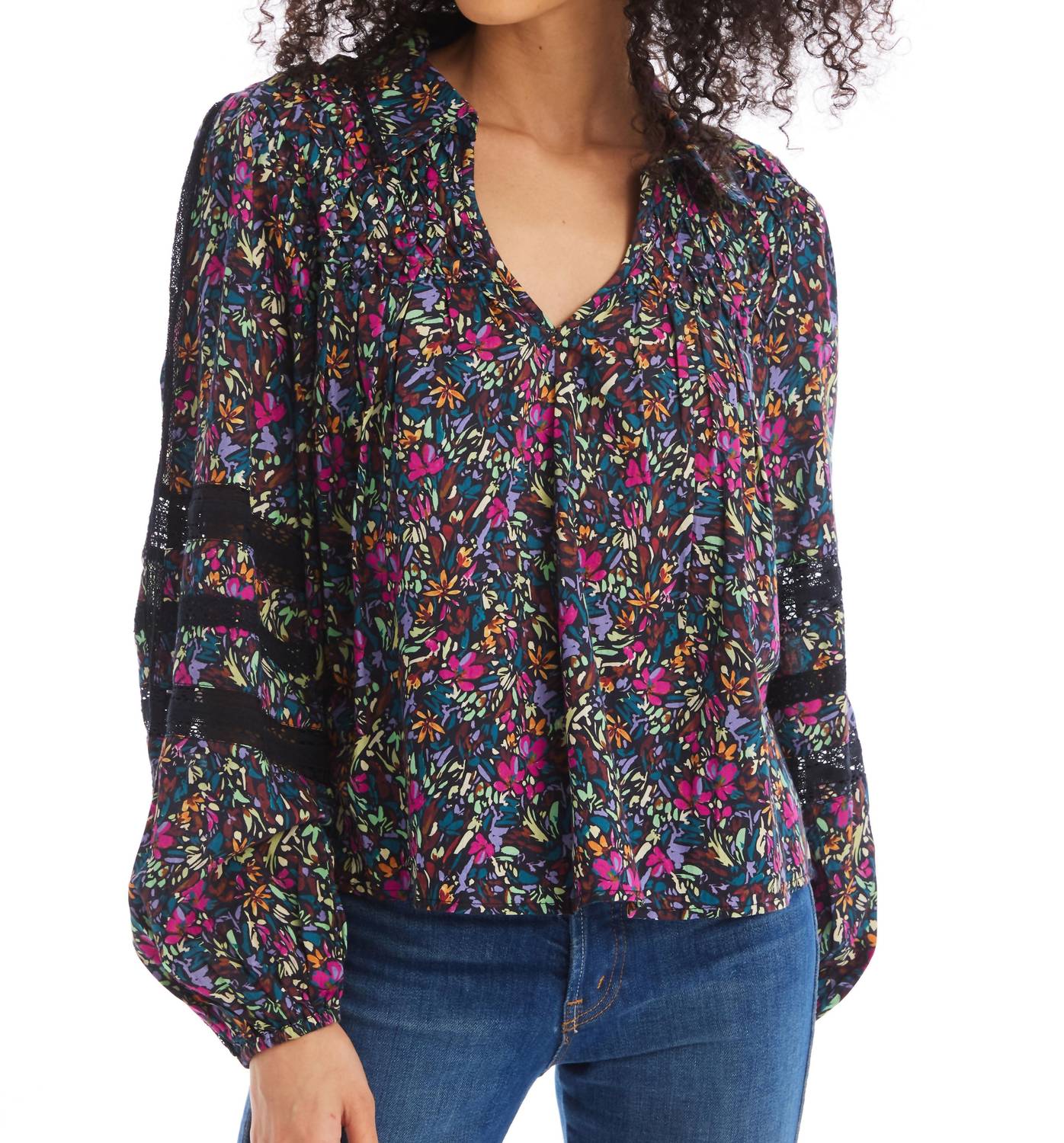 Allison New York - Mari V-neck Blouse
