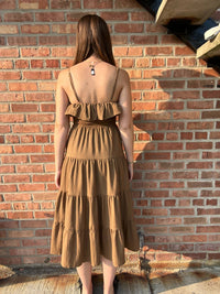 Thml - Café Life Tiered Midi Dress