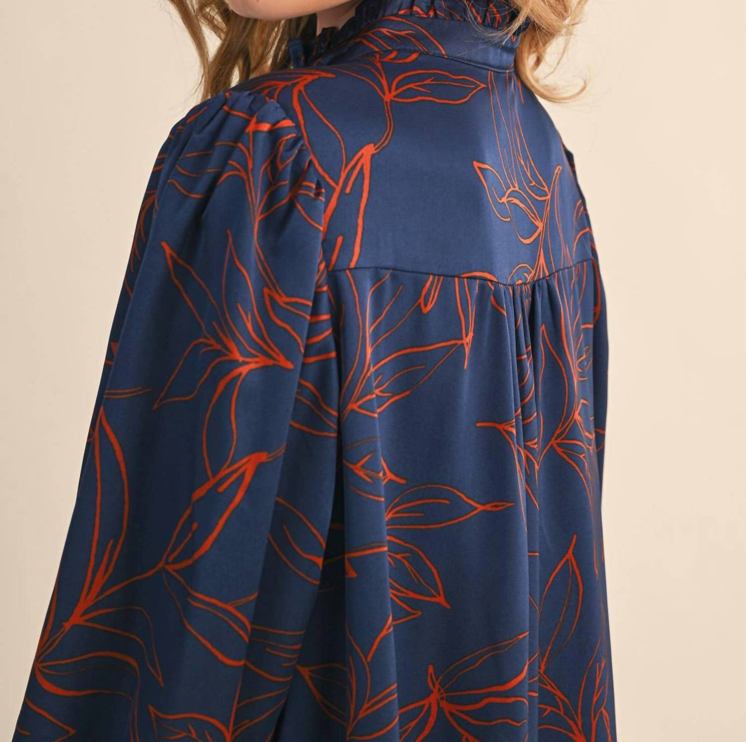 &Merci - Balloon Sleeve Mini Dress