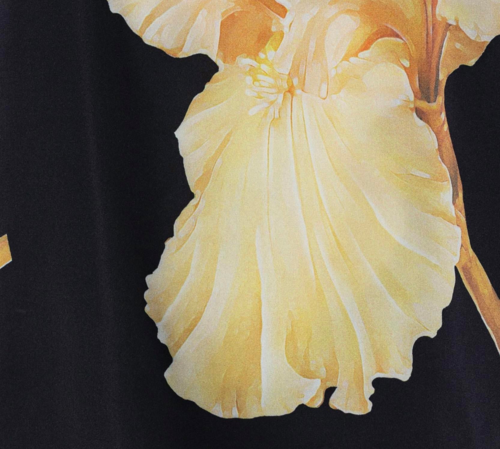 Karmamia JODY LONG SLEEVE BLOUSE in gold maxi flower - women's blouse - view 4