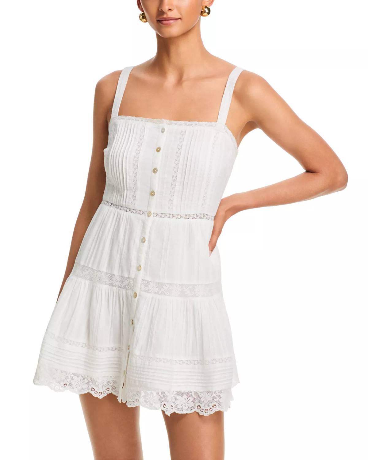 Loveshackfancy - Charlize Lace Trim Dress
