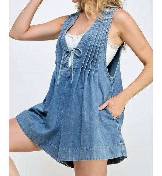 Ee:Some - Boho Bliss Denim Romper