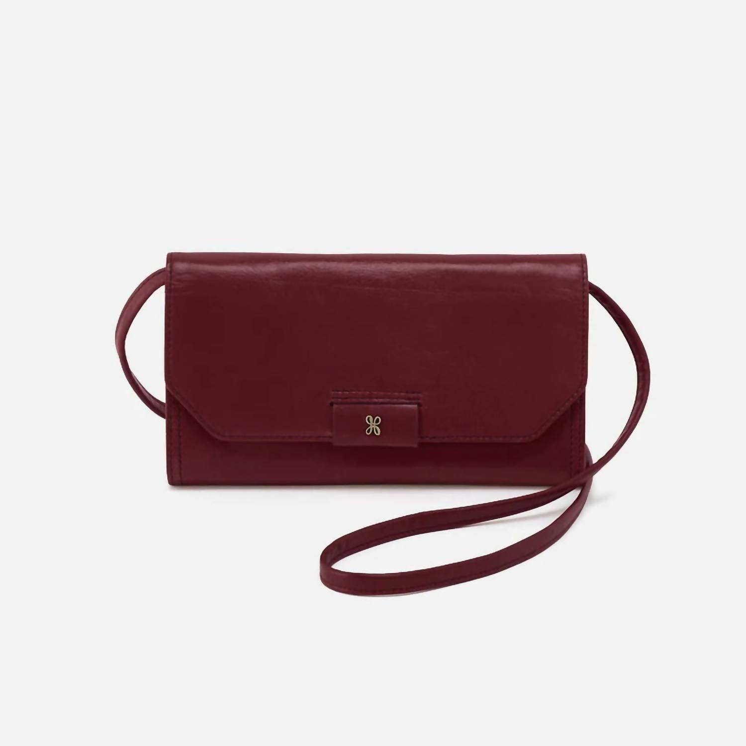 HOBO Women's Romy Crossbody Wallet in saddleberry - women's bag