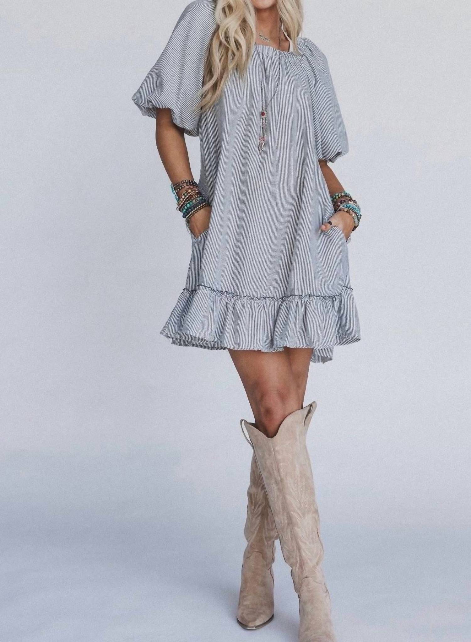 Three Bird Nest - Canyon Sky Mini Dress