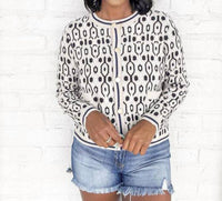 Thml - Abstract Knit Cardigan