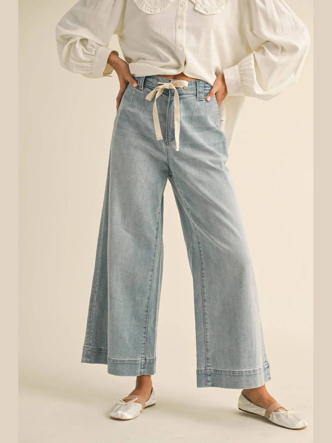 Miou Muse - Tie Front Pants