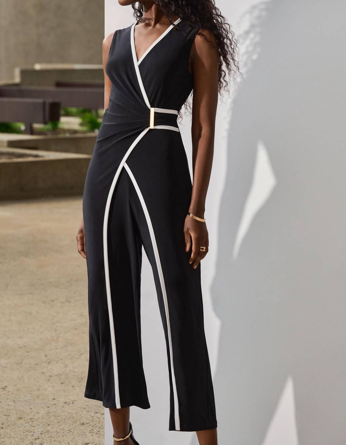 Joseph Ribkoff - Silky Sleeveless Culotte Jumpsuit