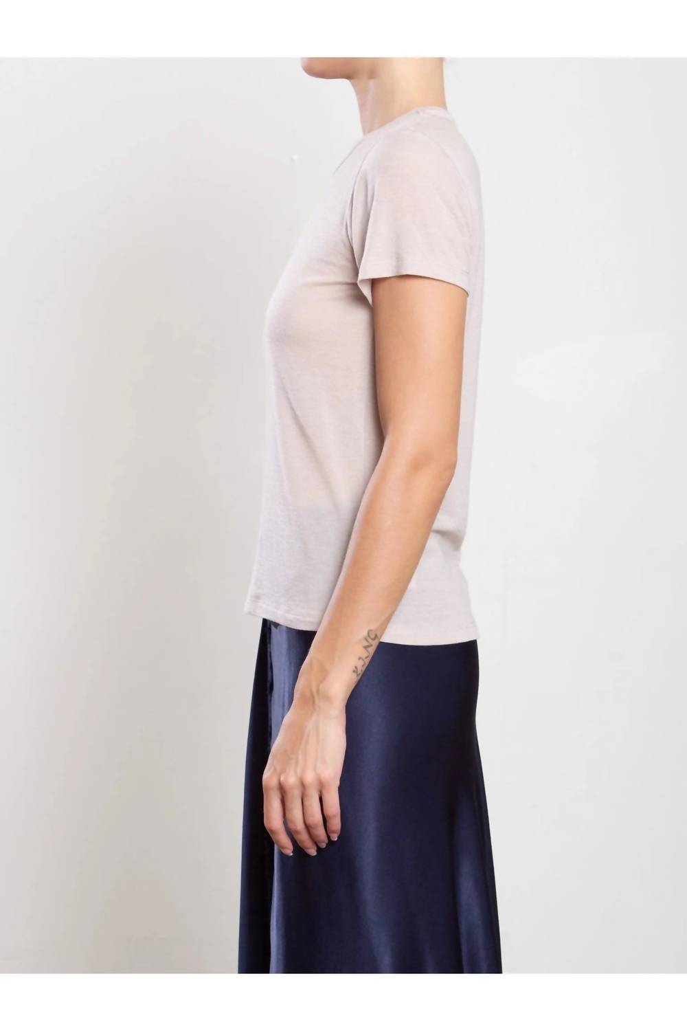 Pharaoh Hazel Tee in nude - women's t-shirt - alternate view