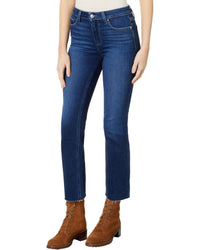 Paige - Cindy Raw Hem Straight Leg Jeans