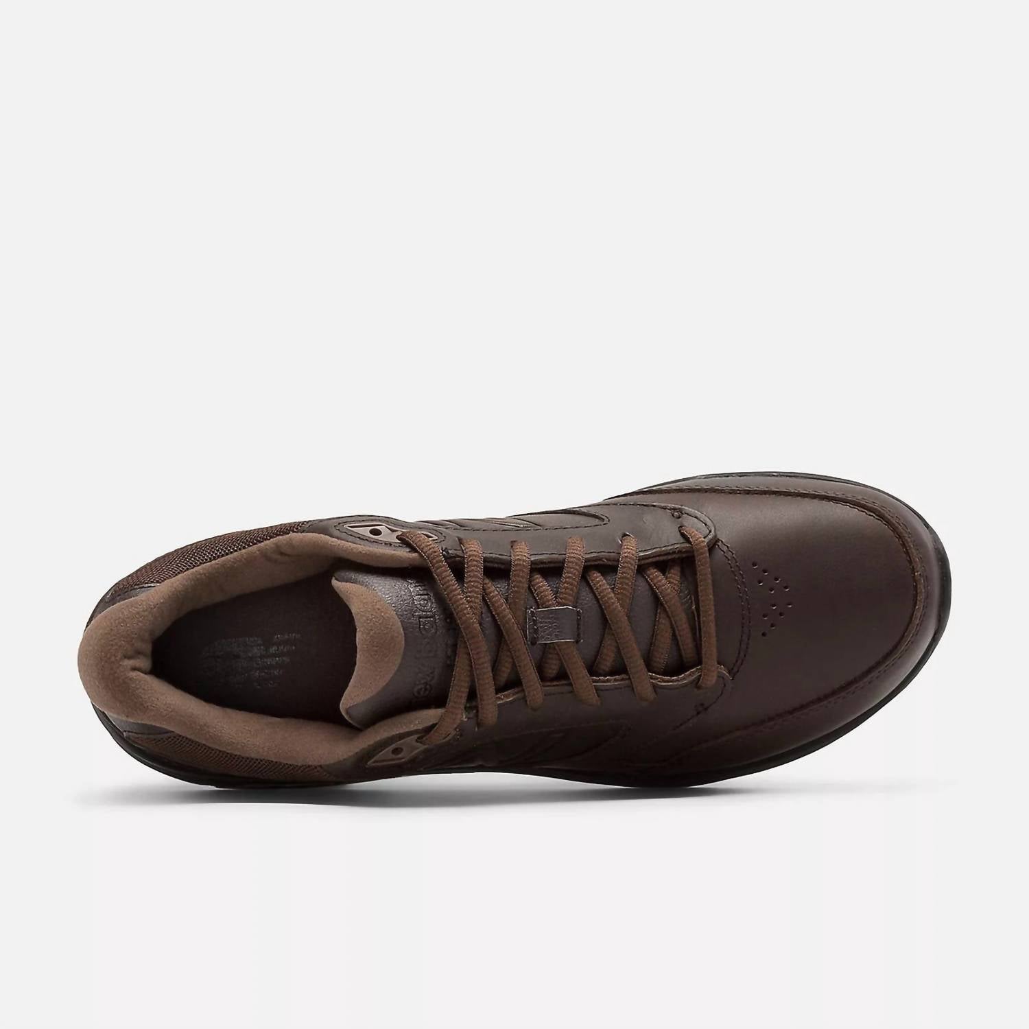 New Balance Men's Leather Walking Shoe in brown - men's sneaker - alternate view