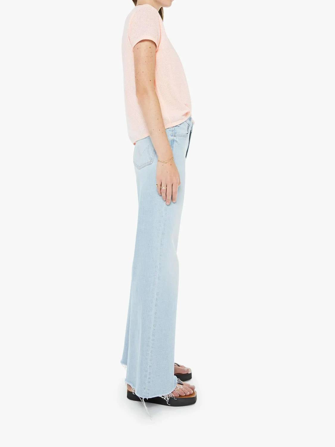 Mother - Hustler Roller Skimp Fray Jeans