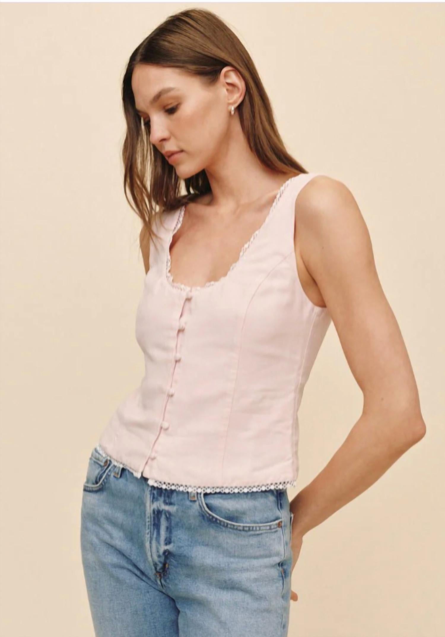 Bella Dahl - Fitted Bodice Top with Smocked Back