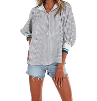She + Sky - Women's On Repeat Stripe Top