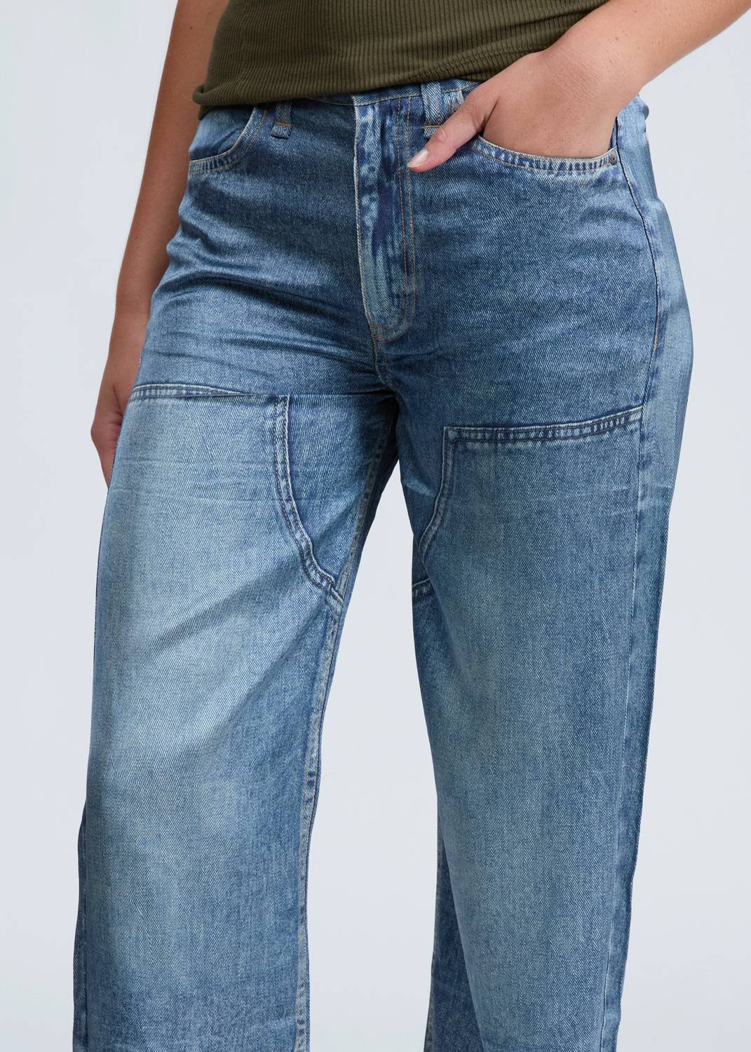 Rag & Bone - Miramar Satin Logan Carpenter Jeans