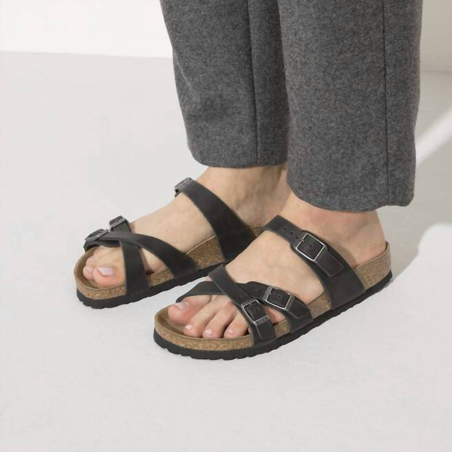 Birkenstock - Women's Franca Oiled Leather Sandals