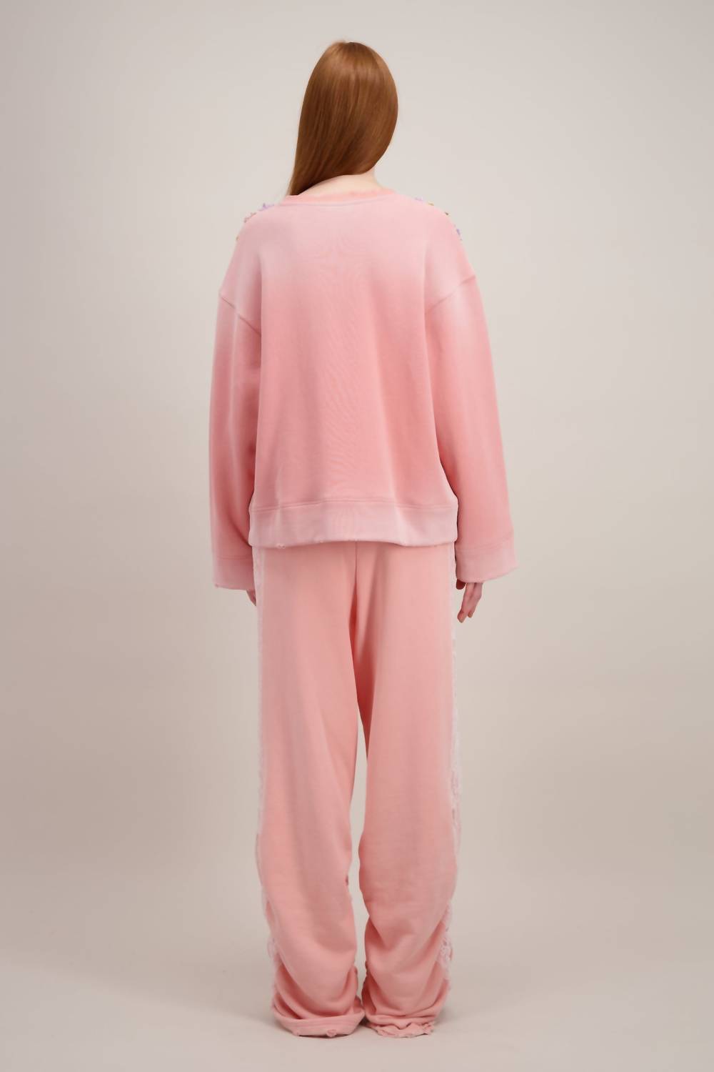 Benmoyal - Crystal Embroidered Crewneck Sweater