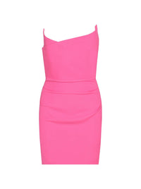 Roland Mouret - Silk Wool Asymmetric Mini Dress