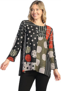 Jess & Jane - Amelia Asymmetric Slinky Knit Top
