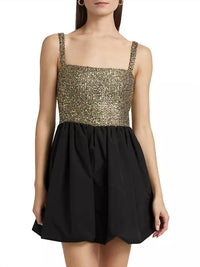 Amanda Uprichard - Christine Tweed Bubble Mini Dress