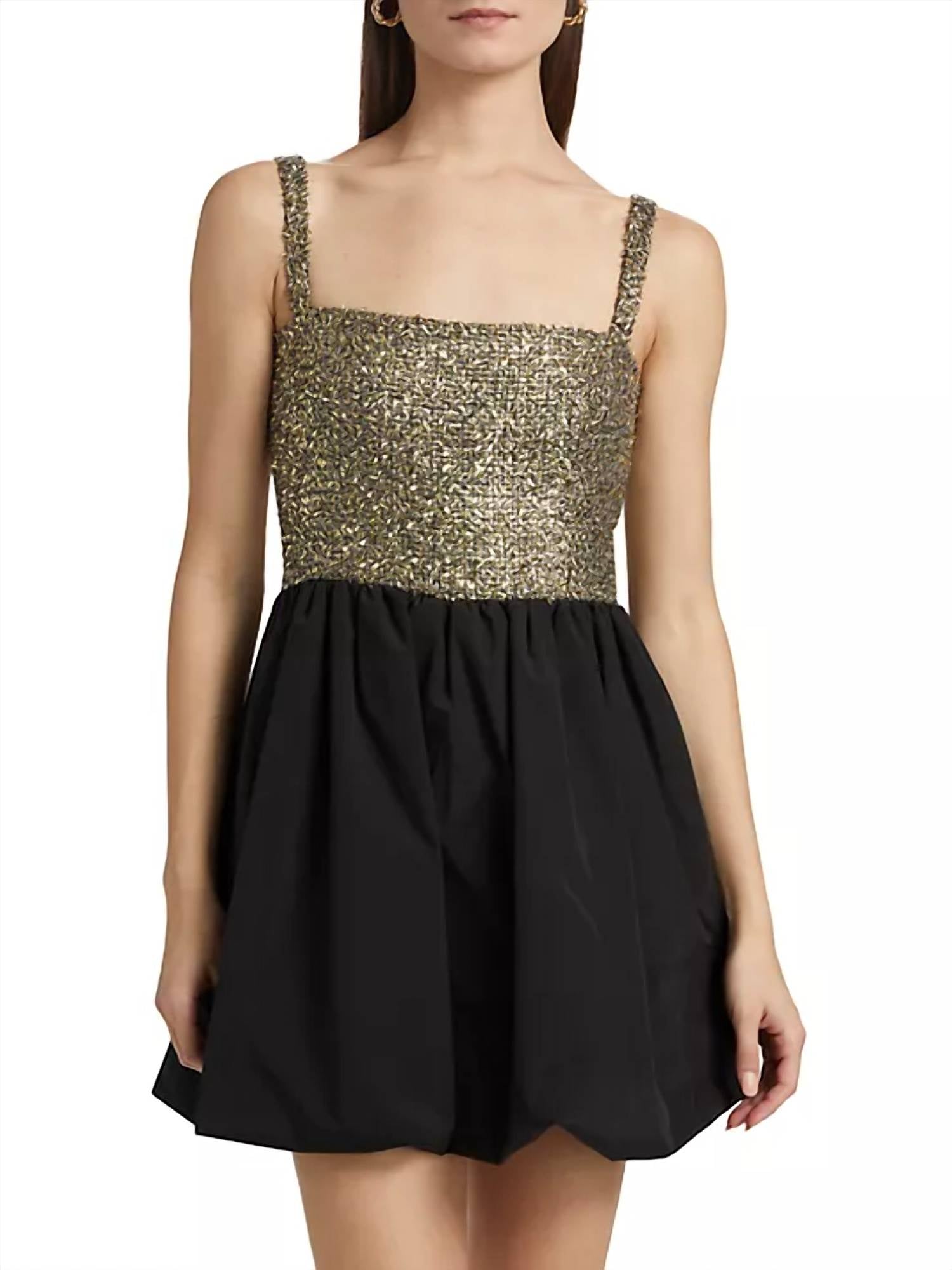 Amanda Uprichard - Christine Tweed Bubble Mini Dress