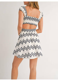 Sage The Label - Costa Del Sol Eyelet Cutout Mini Dress