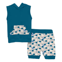 Kickee - Kids' Hoodie Tank Outfit Set
