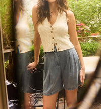 heartloom Camille Sweater Vest in ivory - women's jacket - view 5