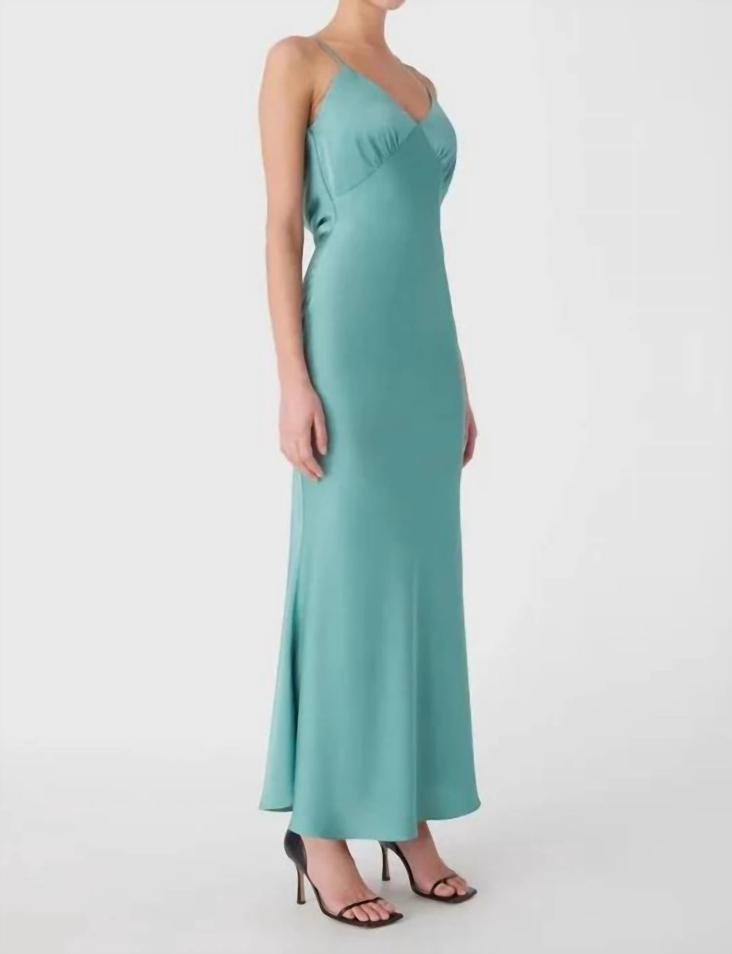 Misha - Vida Satin Midi Dress