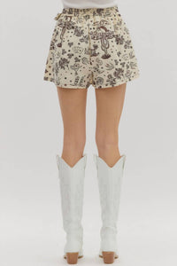 Entro - Outlaw Multi-print Skirt