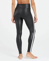 Spanx - Faux Leather Stripe Leggings