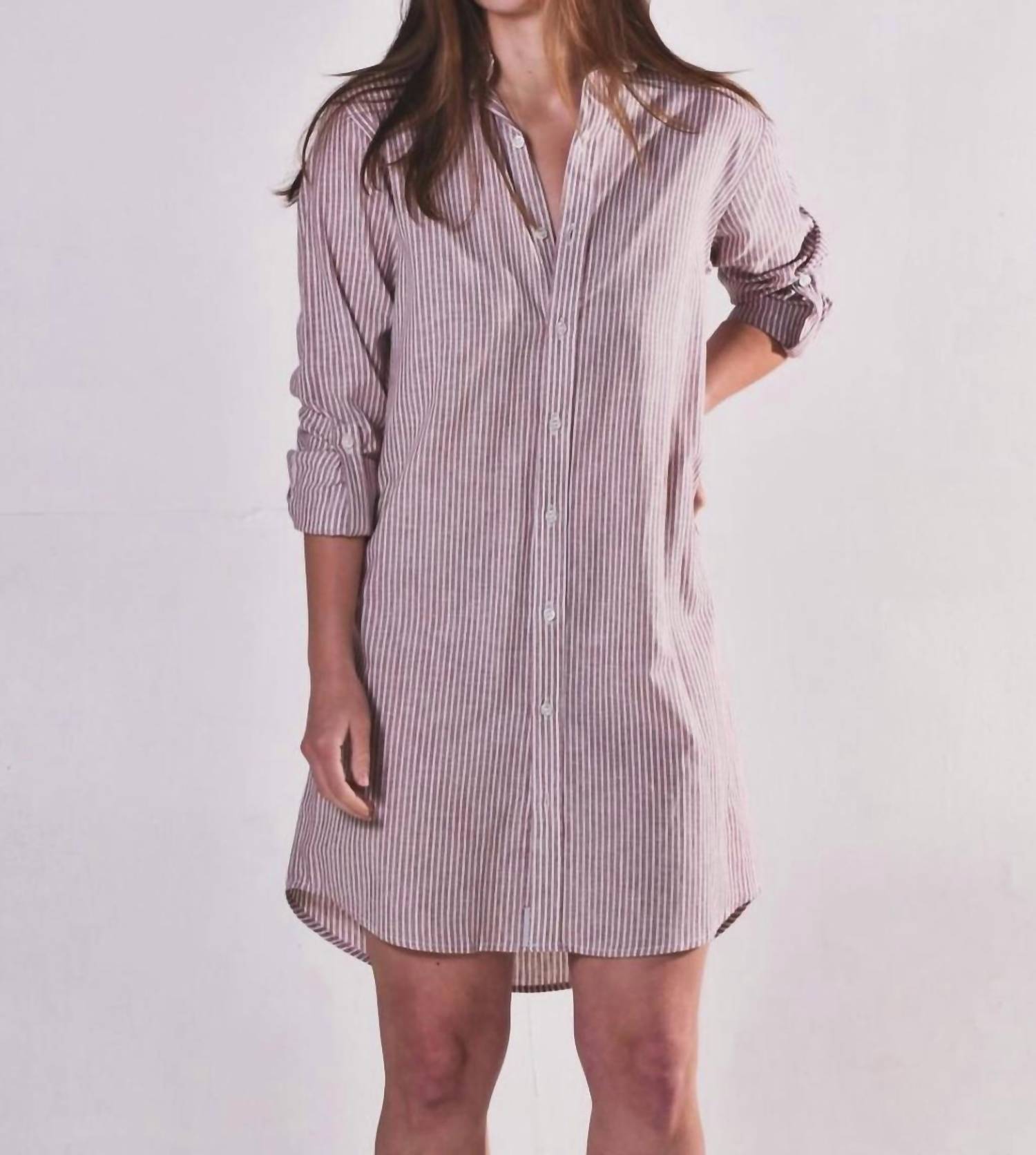Emily Phillips - GIRLFRIEND MINI BROWN STRIPE