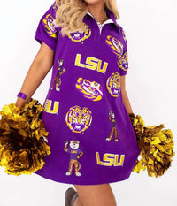 Brianna Cannon - Lsu Logo Patch Dress