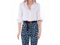 Gretchen Scott - Wash & Wear Ruffle Detail Blouse Top