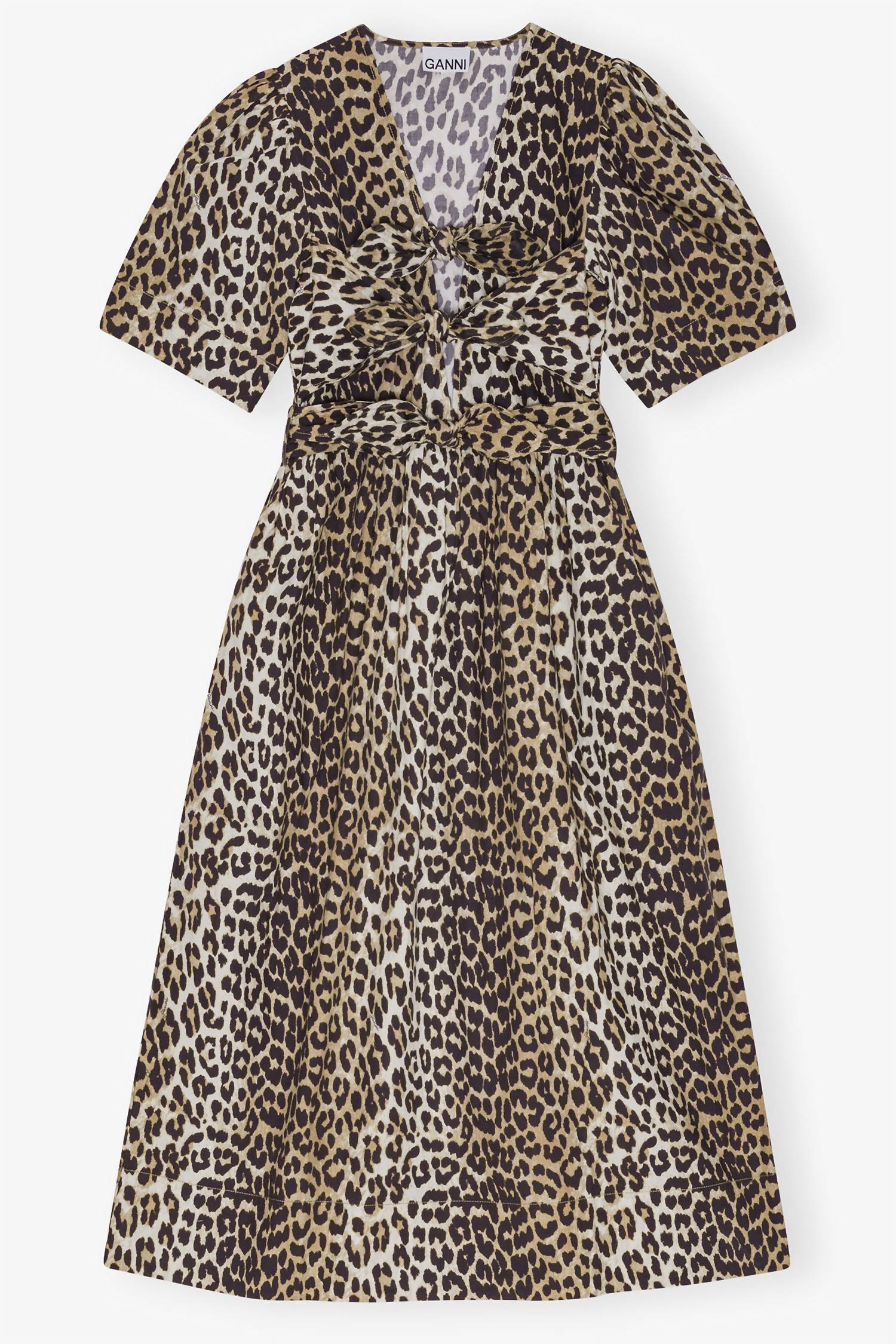 Ganni - Printed Cotton Dress