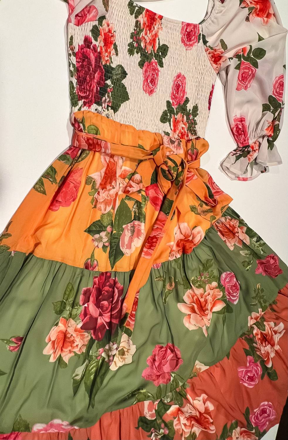 Little Secret Of Mine - Tiered Midi Dress With Sleeves
