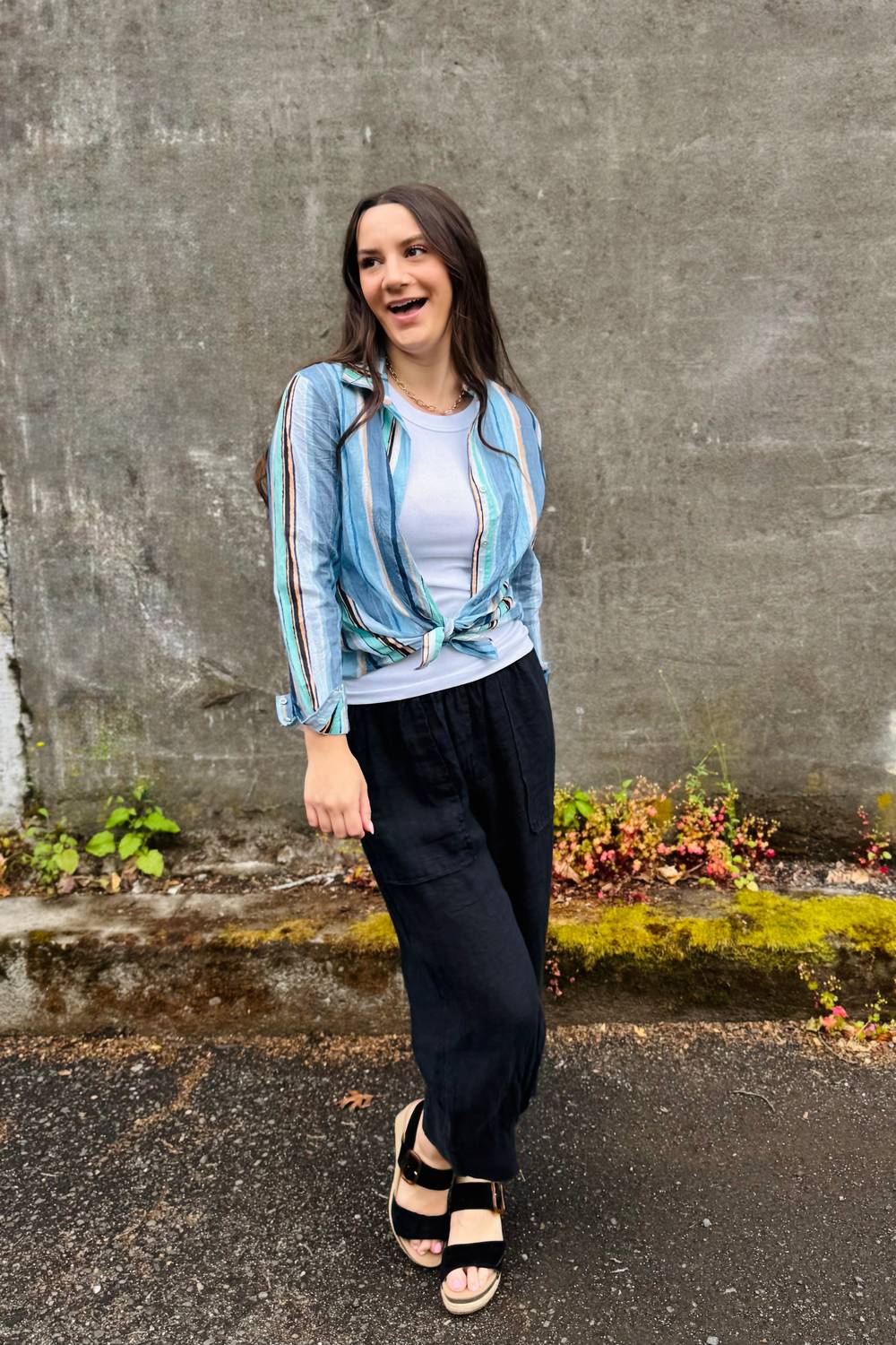 Nic + Zoe - Stripe Core Cotton Shirt