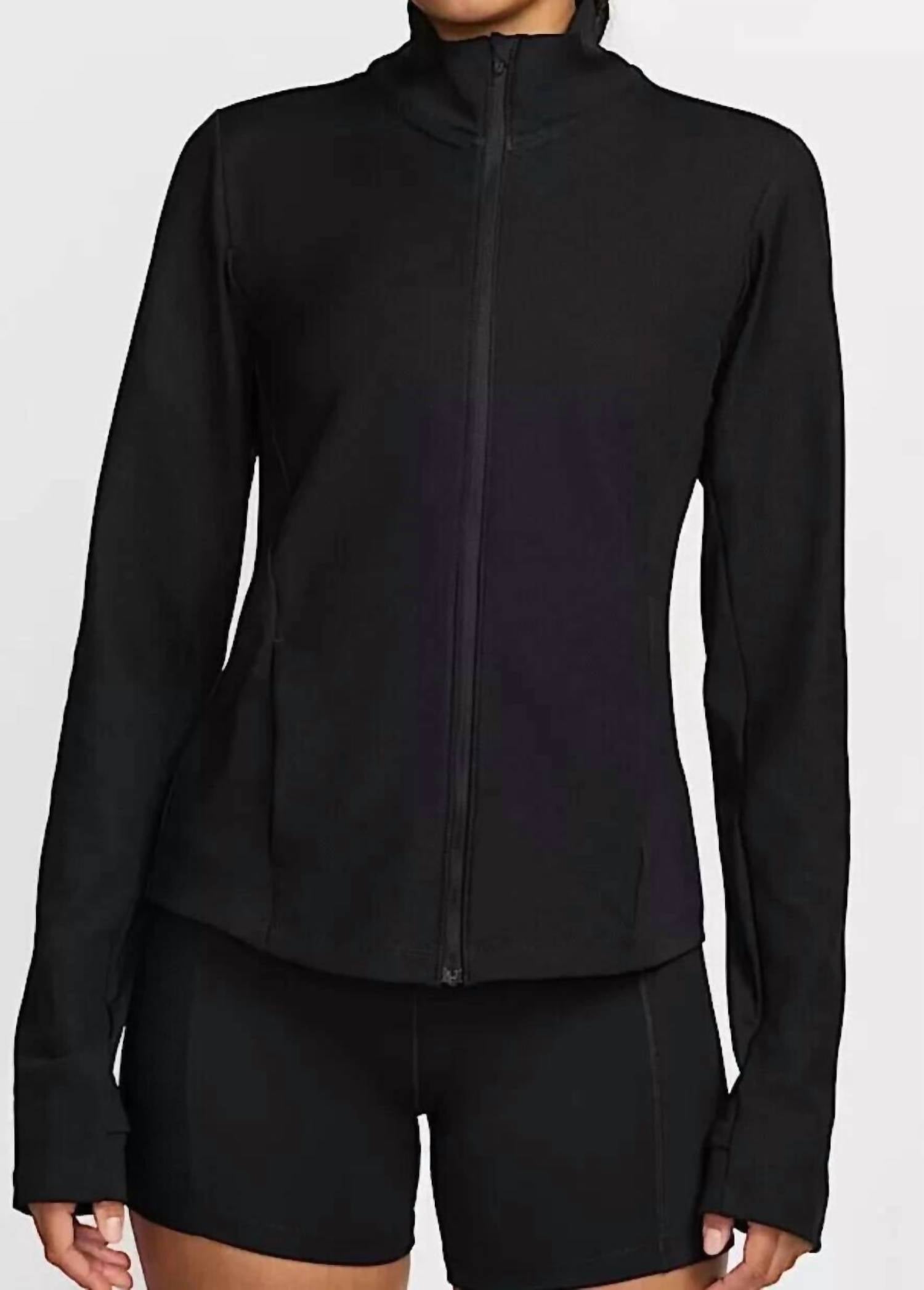 Nike - Women's One Ribbed Full Zip Mid Layer Top