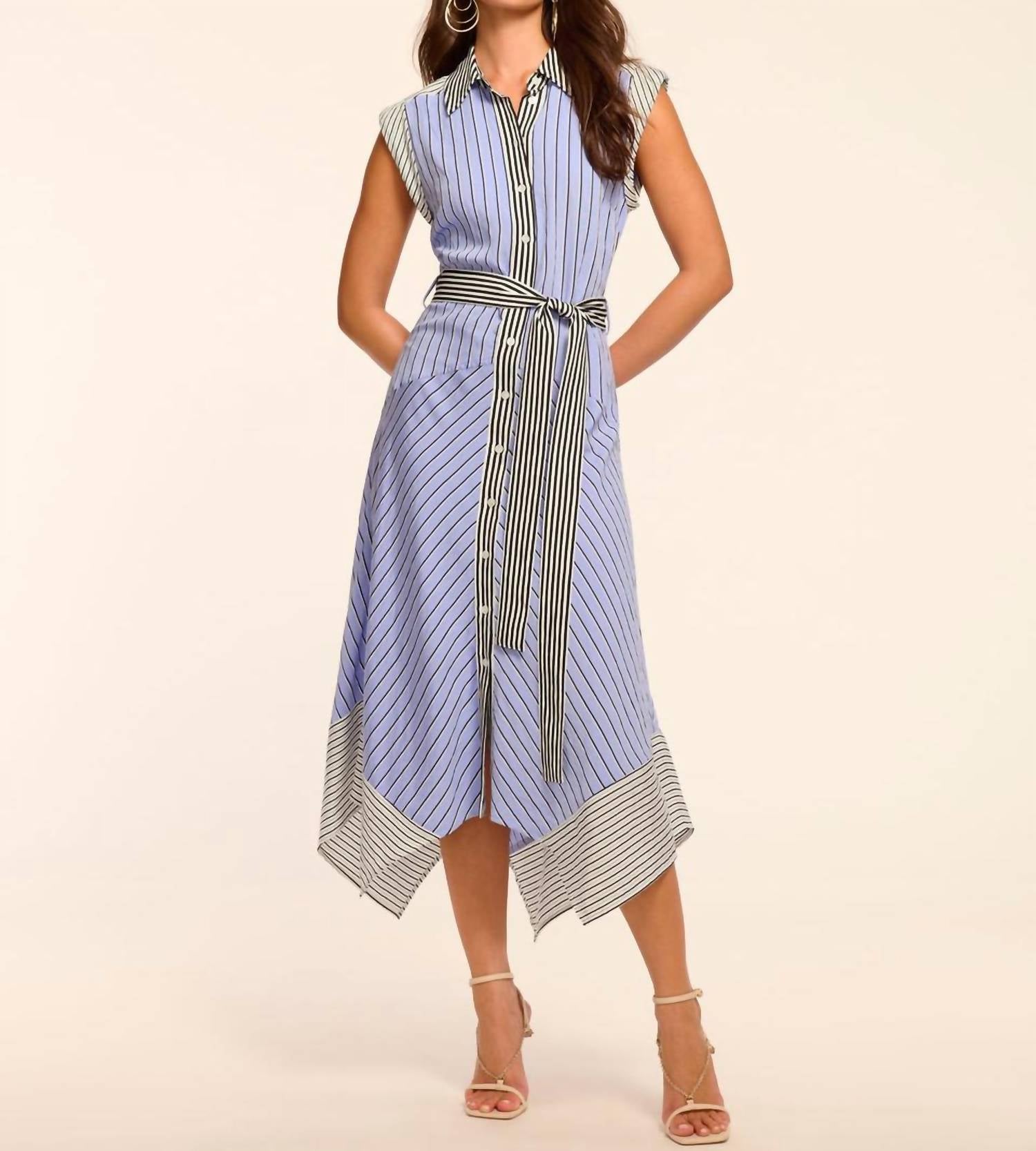 Ramy Brook - Vivienne Button Down Sleeveless Midi Dress