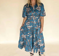 Pretty Follies - Auralie Floral Collared Button Dress