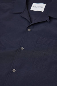 CLOSED Short Sleeve Shirt in dark night - men's t-shirt - view 5