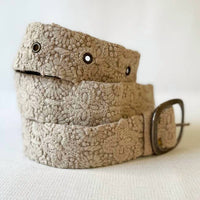 Jenny Krauss - Women's Desert Dreams Embroidered Wool Belt