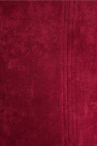 Le Lis - Sueded Scarlet Mini Dress