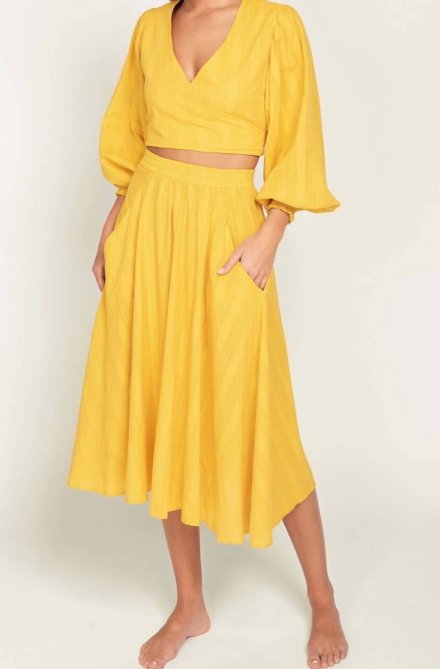 Peixoto - Paula Midi Skirt
