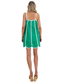Tcec - Women's Lighthearted Contrast Mini Dress