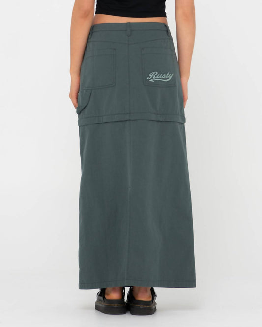 Rusty - Billie Low-Rise Ripstop Zip Off Skirt
