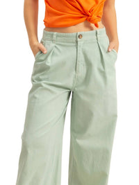 Double Zero - High Waist Basic Wide Leg Pants