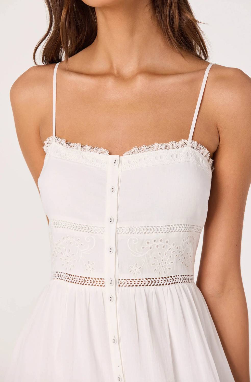 Astr - Annabel Woven Tiered Midi Dress